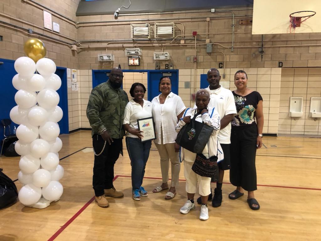 JCHHOMES Backpack Giveaway at Robert P Elementary School